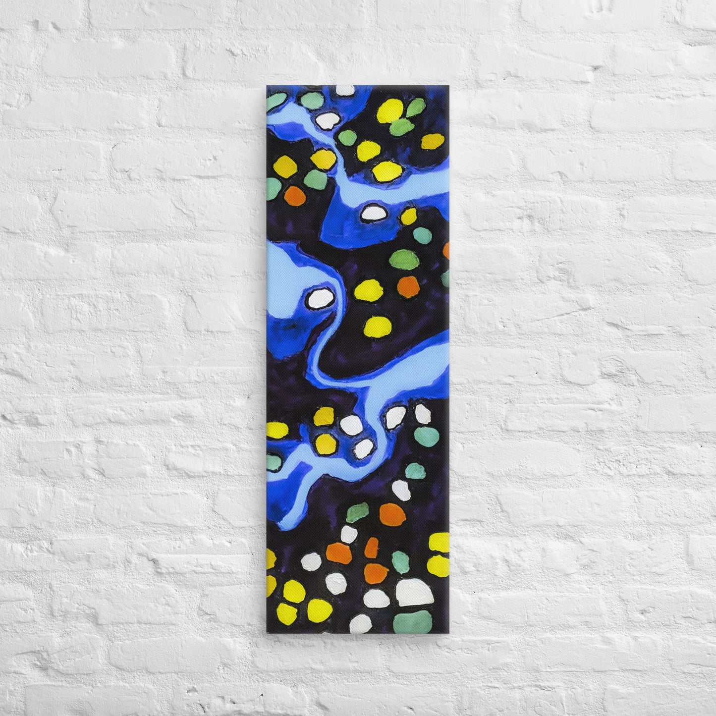 Unframed Canvas- Abstract in Blue