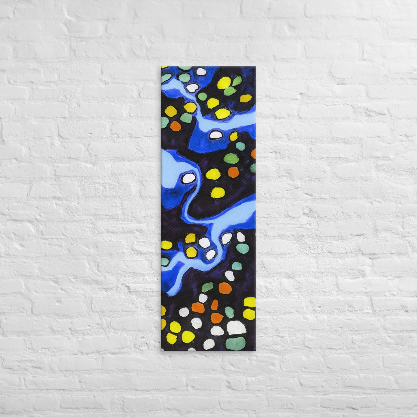 Unframed Canvas- Abstract in Blue