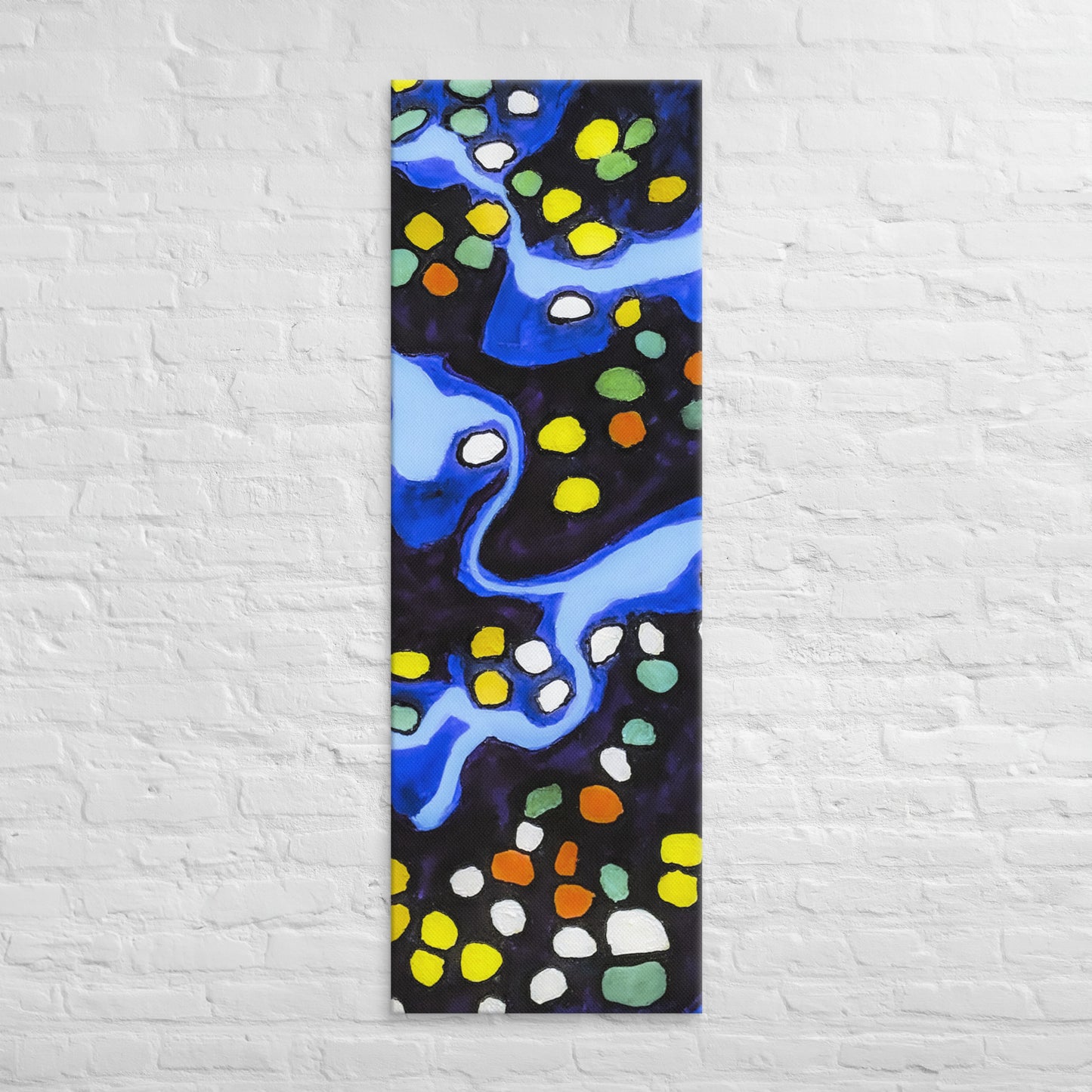 Unframed Canvas- Abstract in Blue