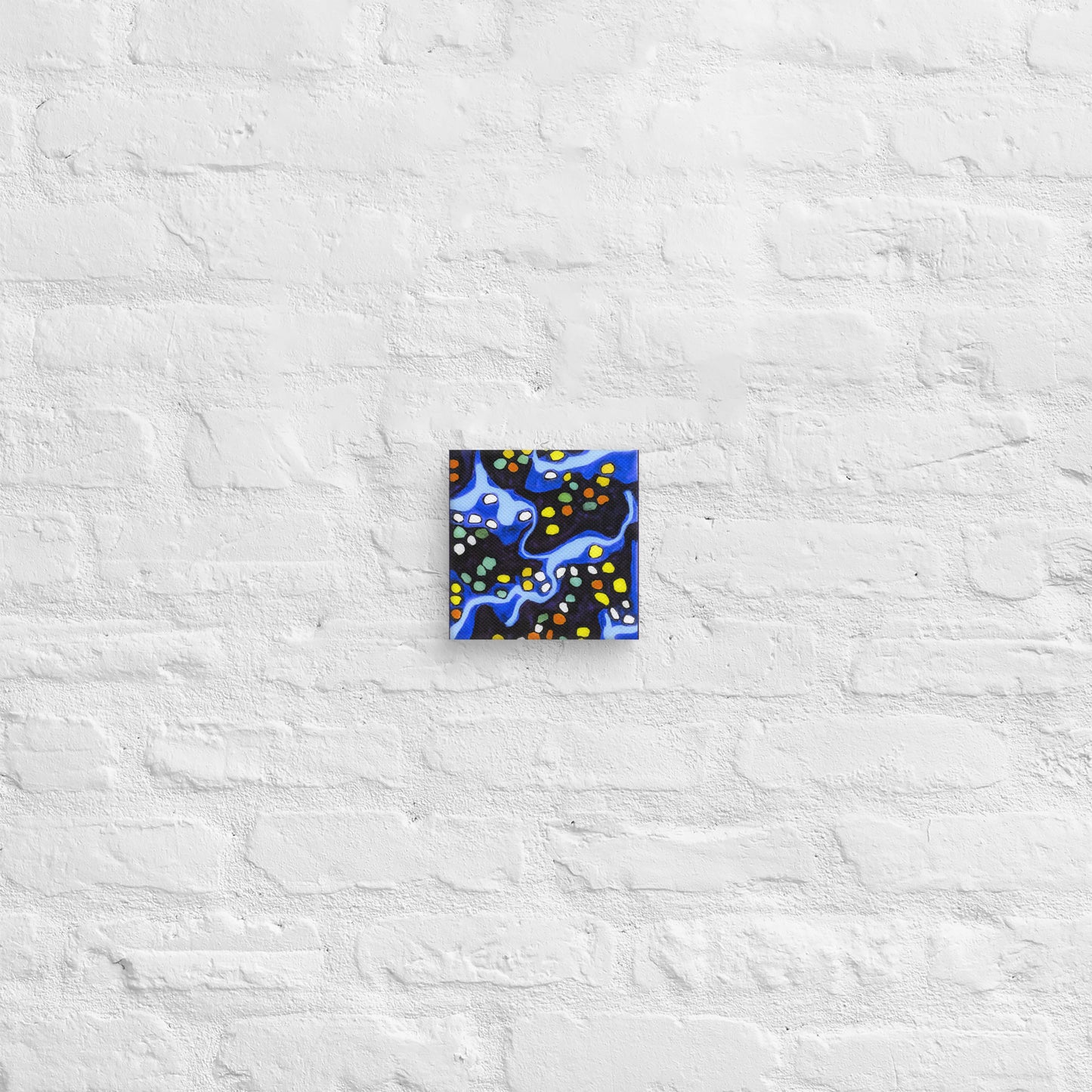 Unframed Canvas- Abstract in Blue