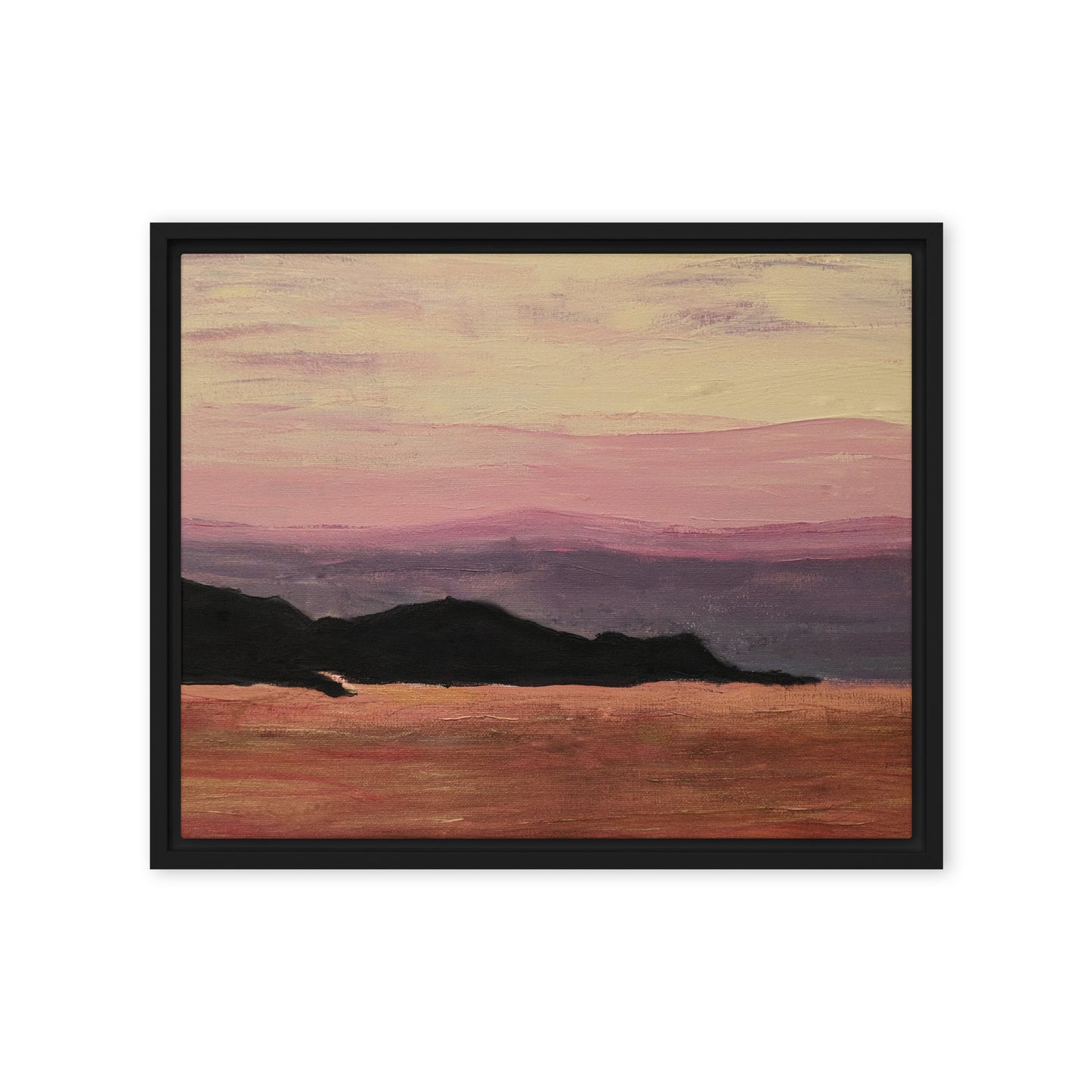 Dusk at Sea- Framed canvas