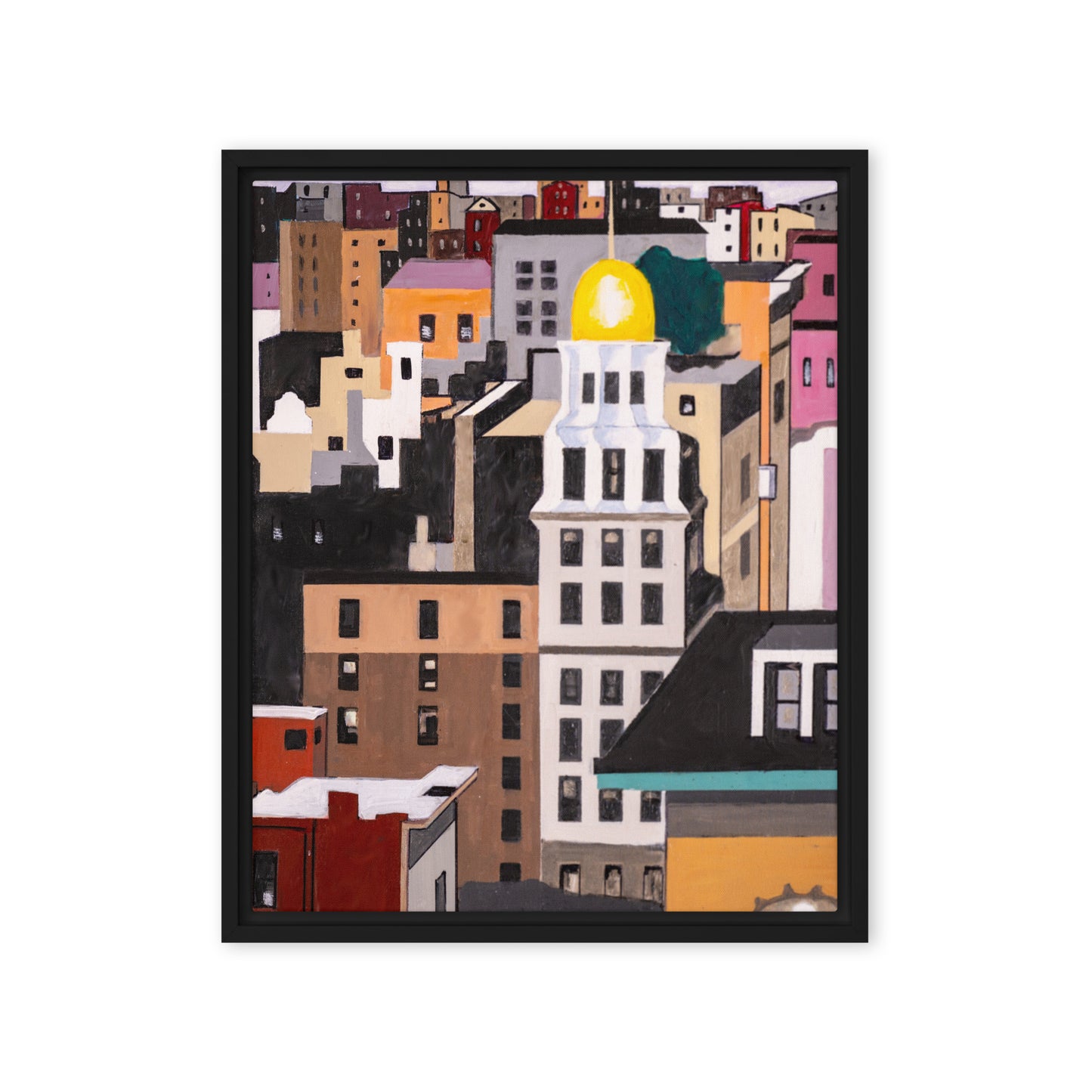 Framed canvas- Gramercy Park North