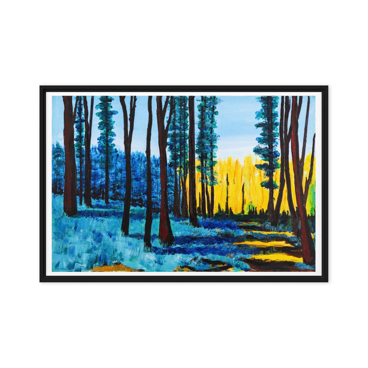 Early Spring in Tahoe- Framed canvas