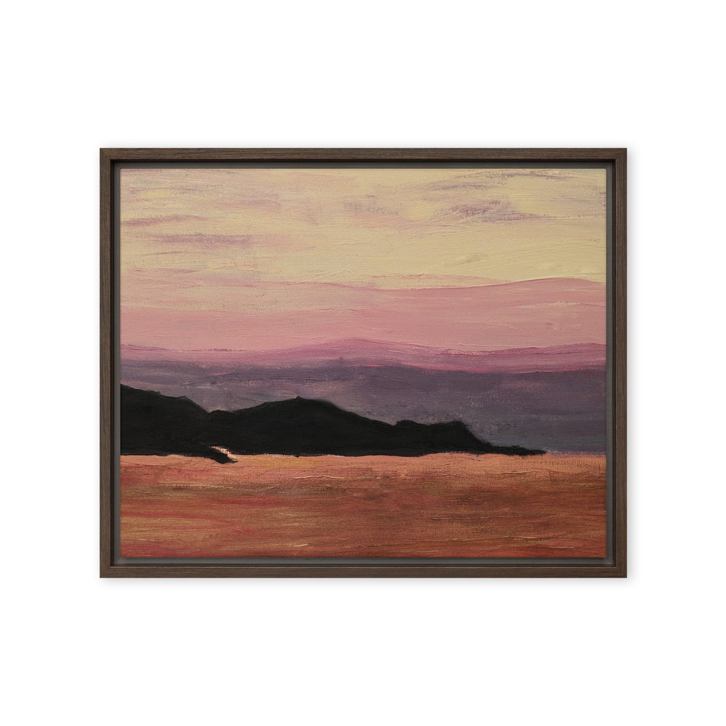 Dusk at Sea- Framed canvas