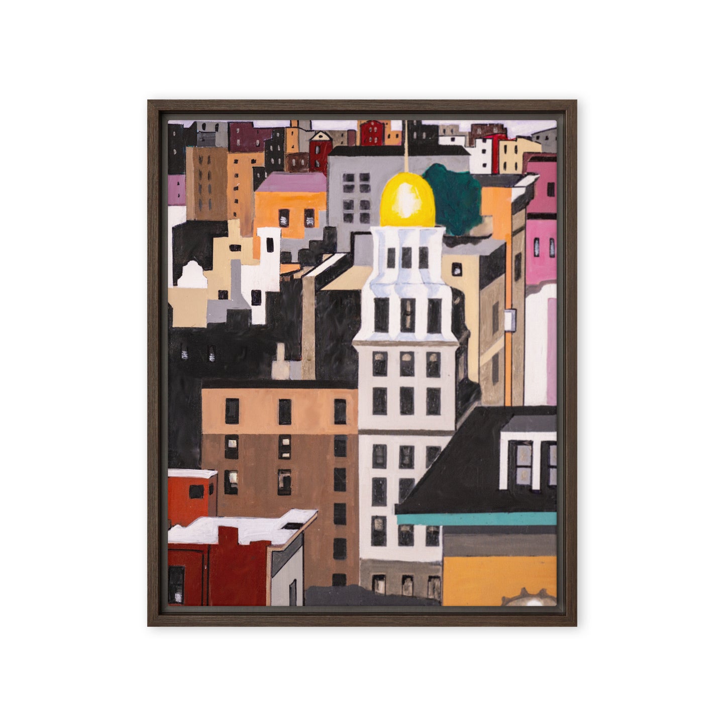 Gramercy Park North-  Framed canvas