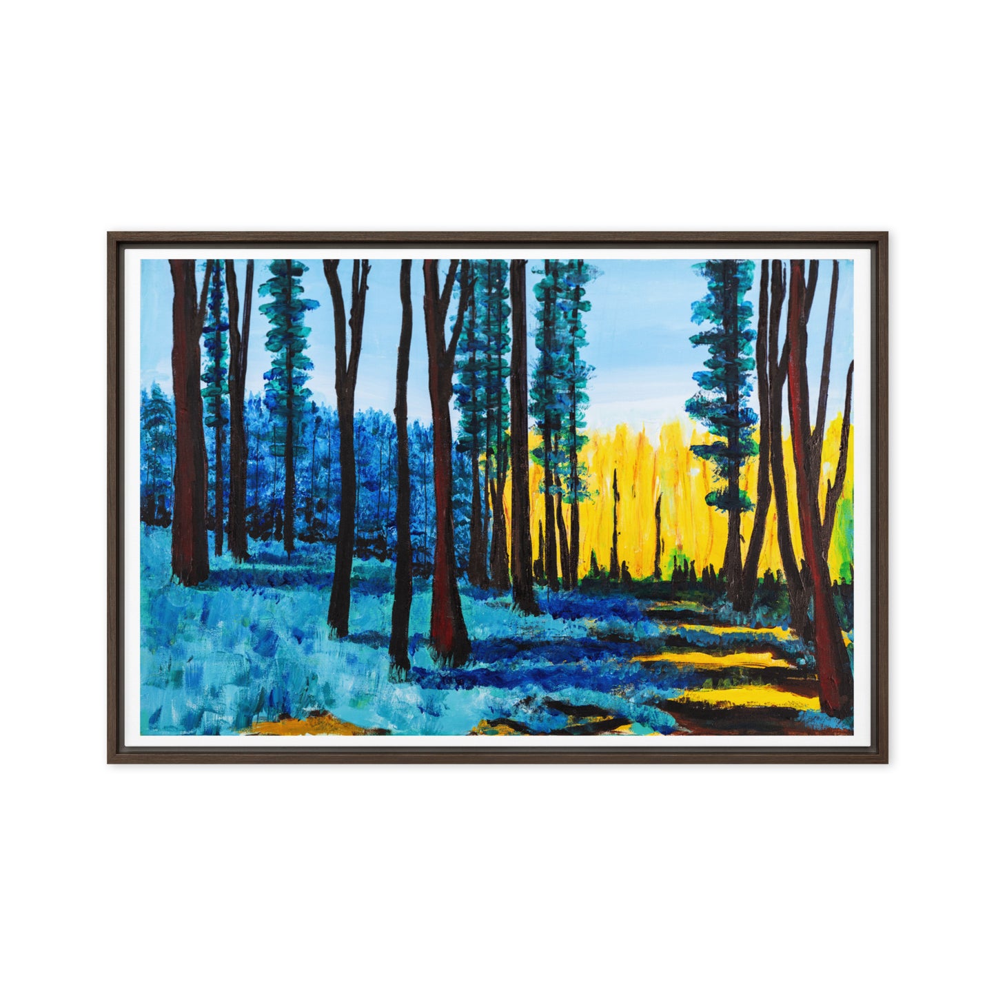 Early Spring in Tahoe- Framed canvas