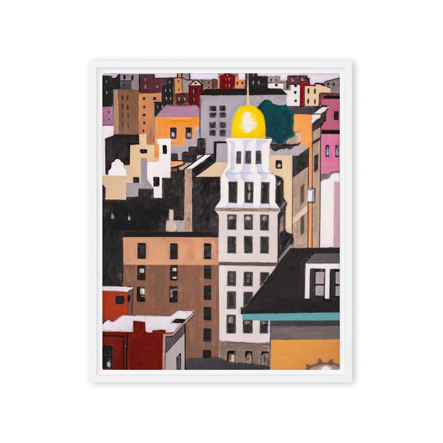 Gramercy Park North-  Framed canvas