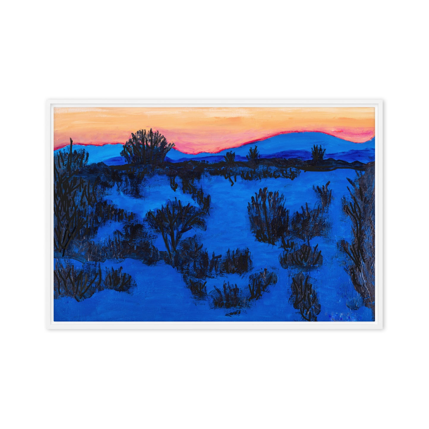Arizona Sundown- Framed canvas