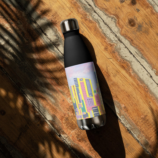 Pastel New York-  Stainless steel water bottle