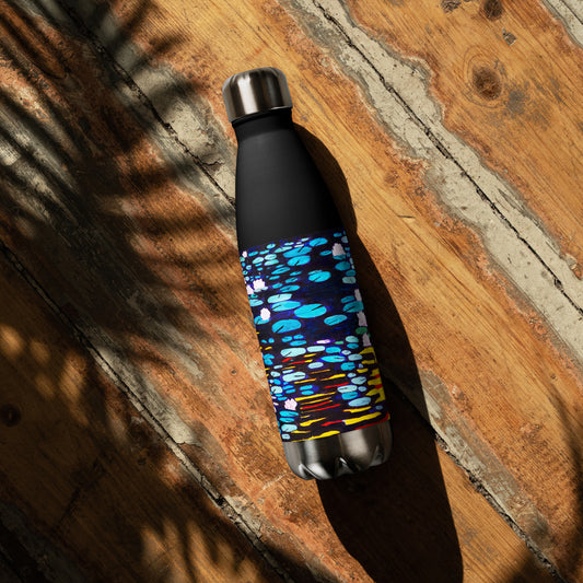 Waterlilies-  Stainless steel water bottle