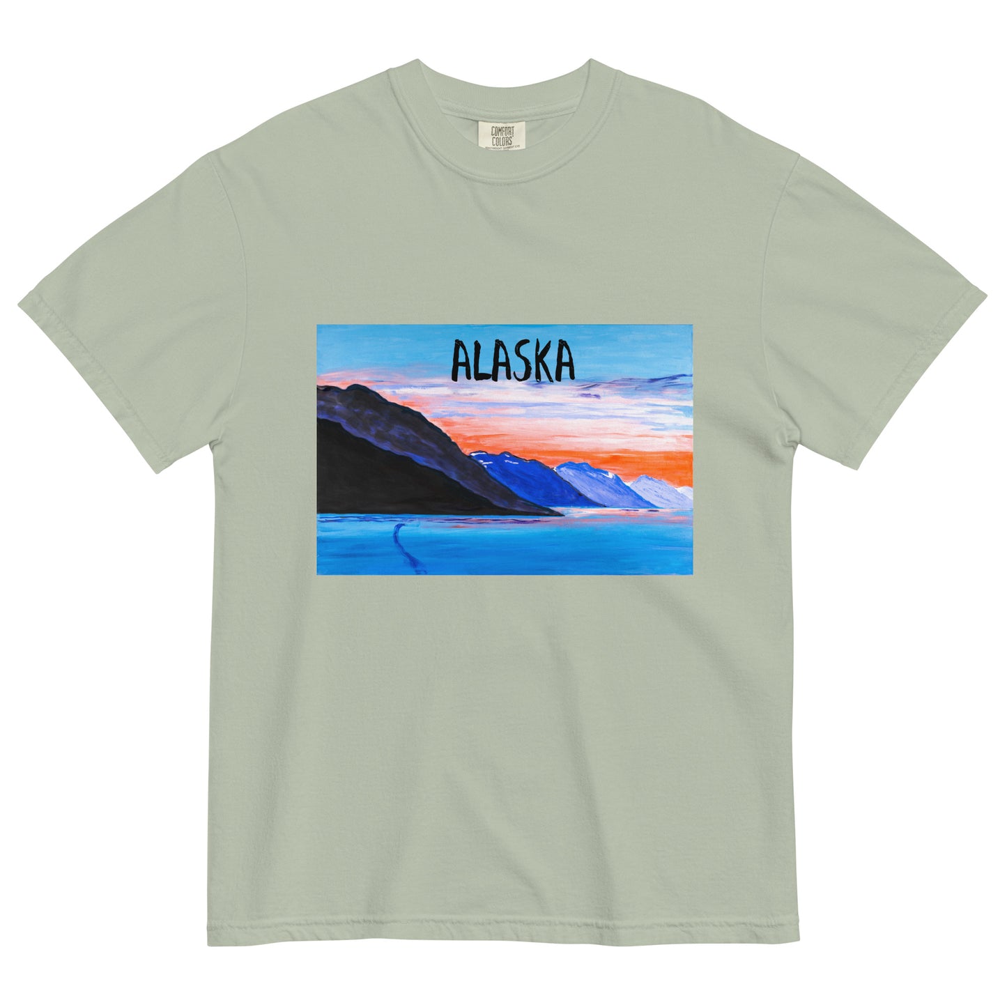ALASKA-  Unisex garment-dyed heavyweight t-shirt