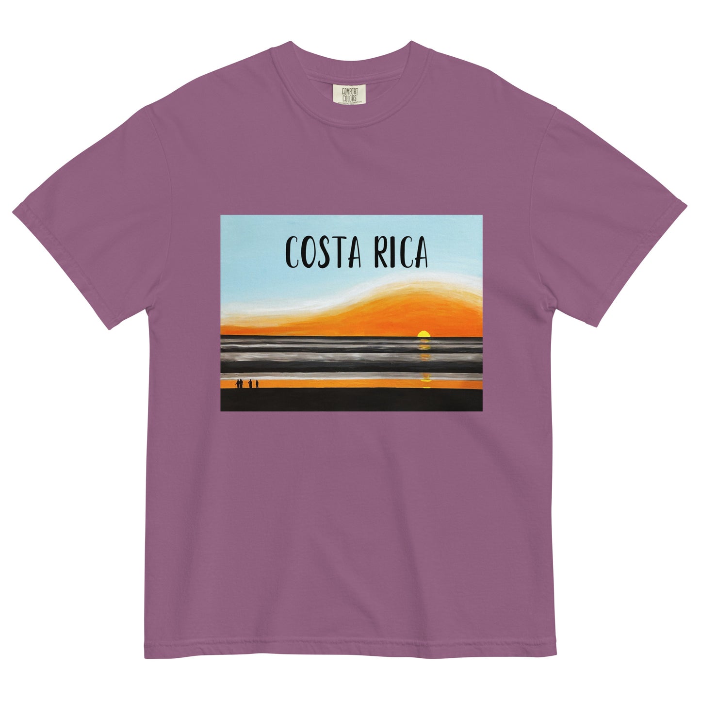 COSTA RICA-  Unisex garment-dyed heavyweight t-shirt