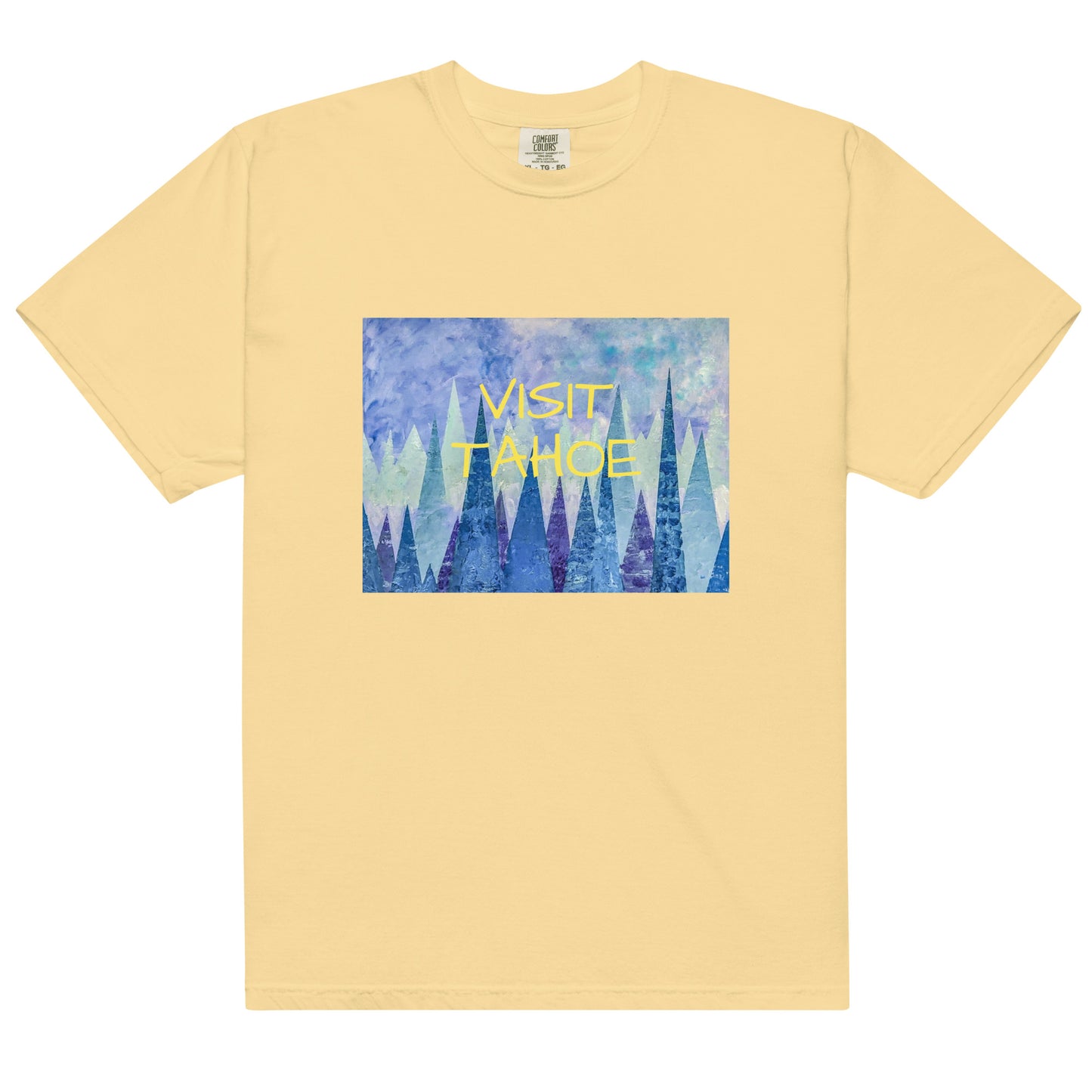 VISIT TAHOE-  Unisex garment-dyed heavyweight t-shirt