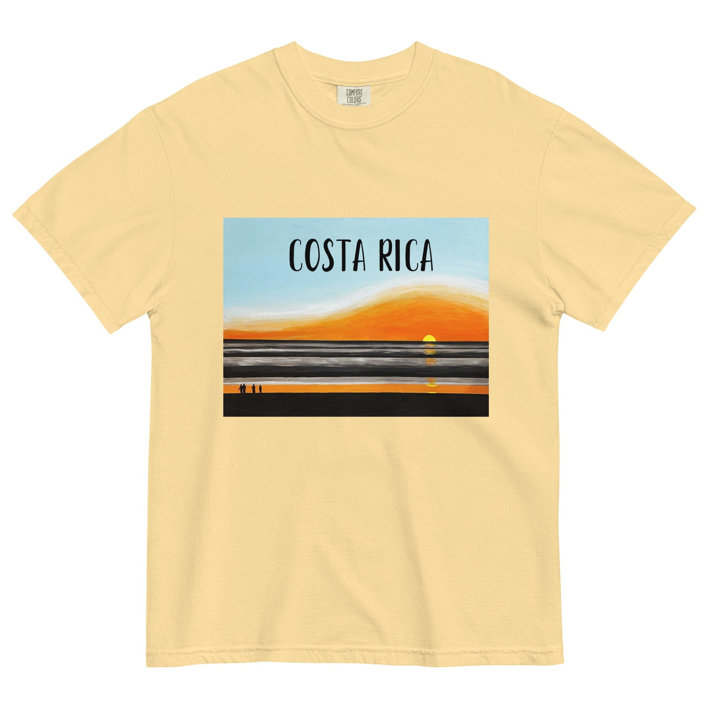 COSTA RICA-  Unisex garment-dyed heavyweight t-shirt