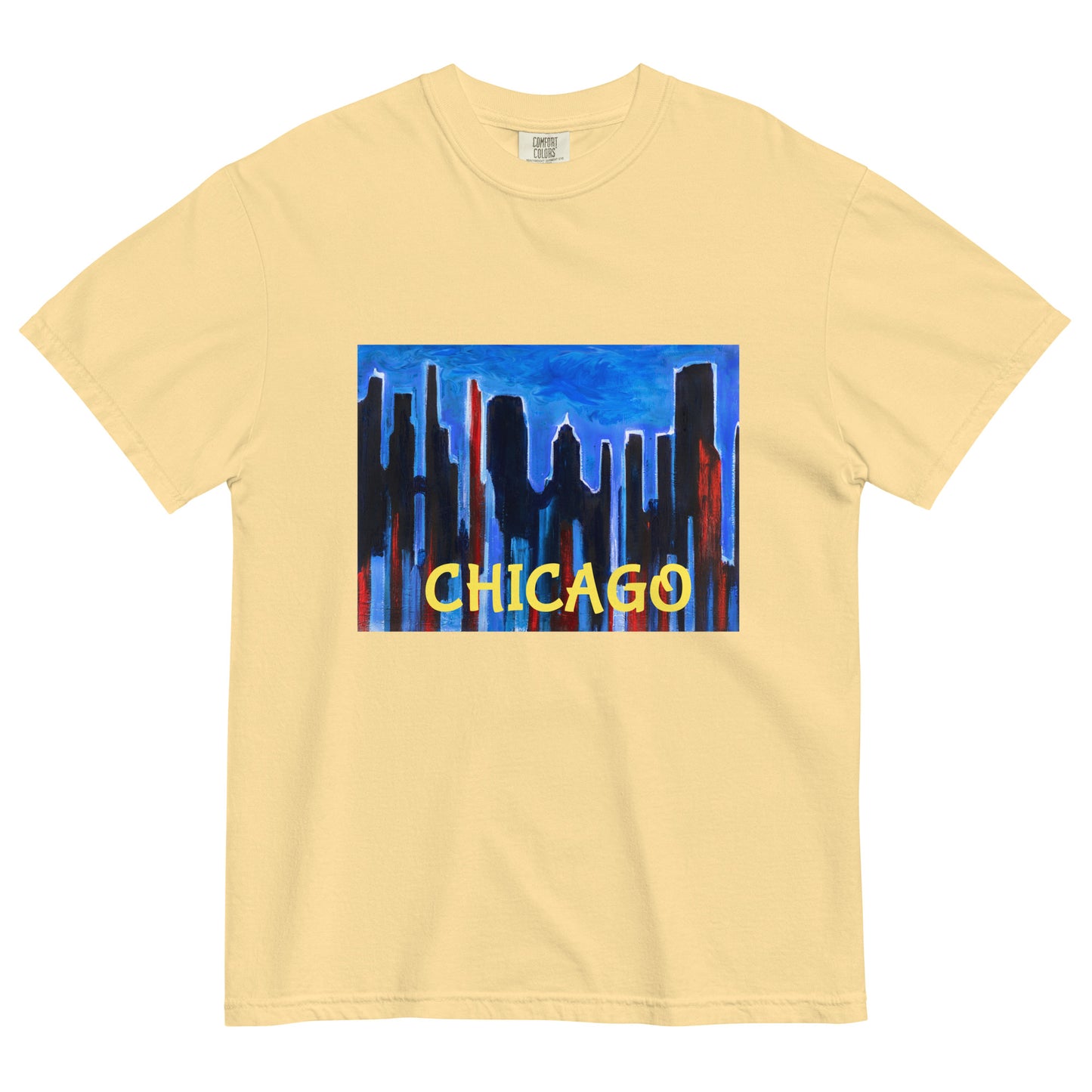 CHICAGO-  Unisex garment-dyed heavyweight t-shirt