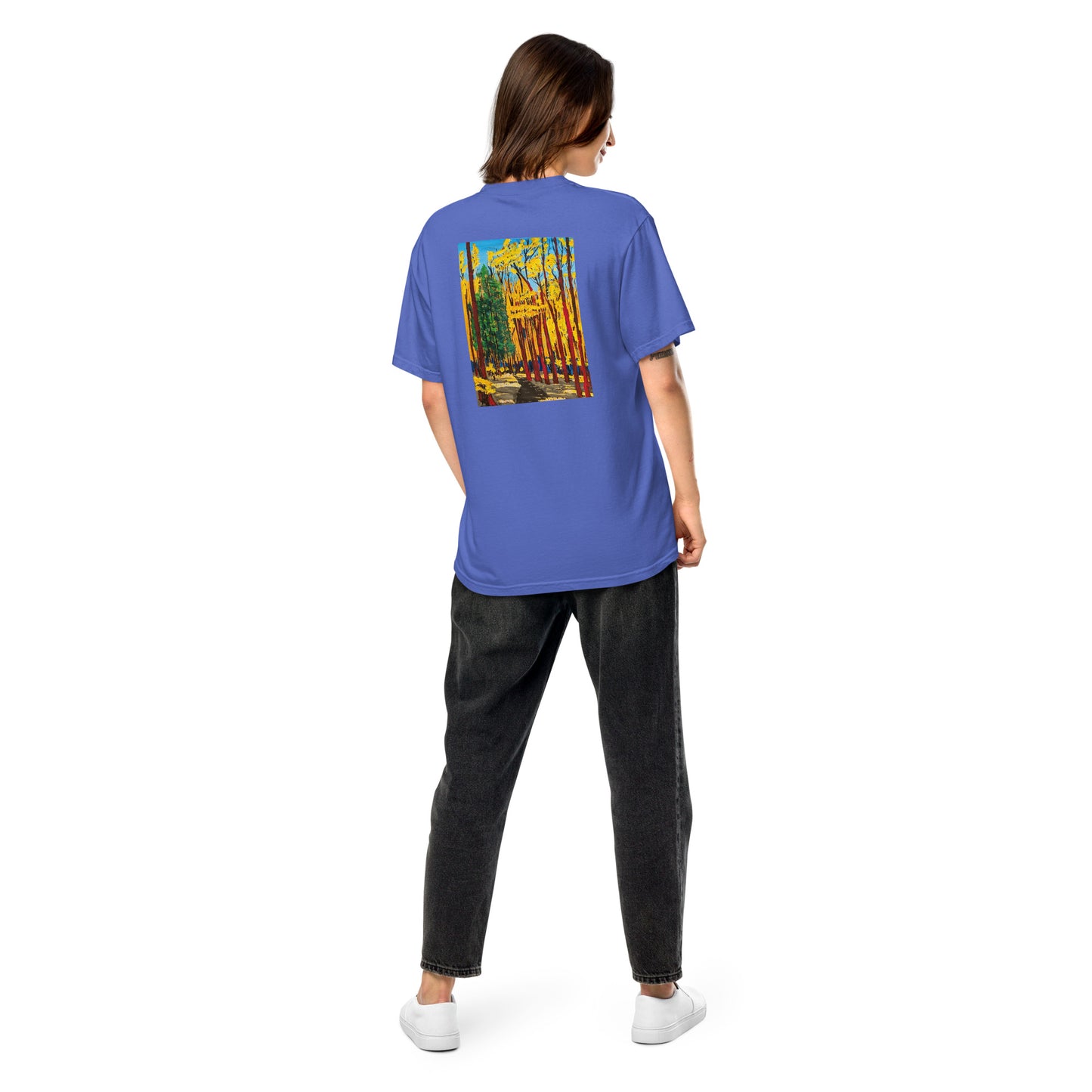 Tahoe Wood-  Unisex garment-dyed heavyweight t-shirt