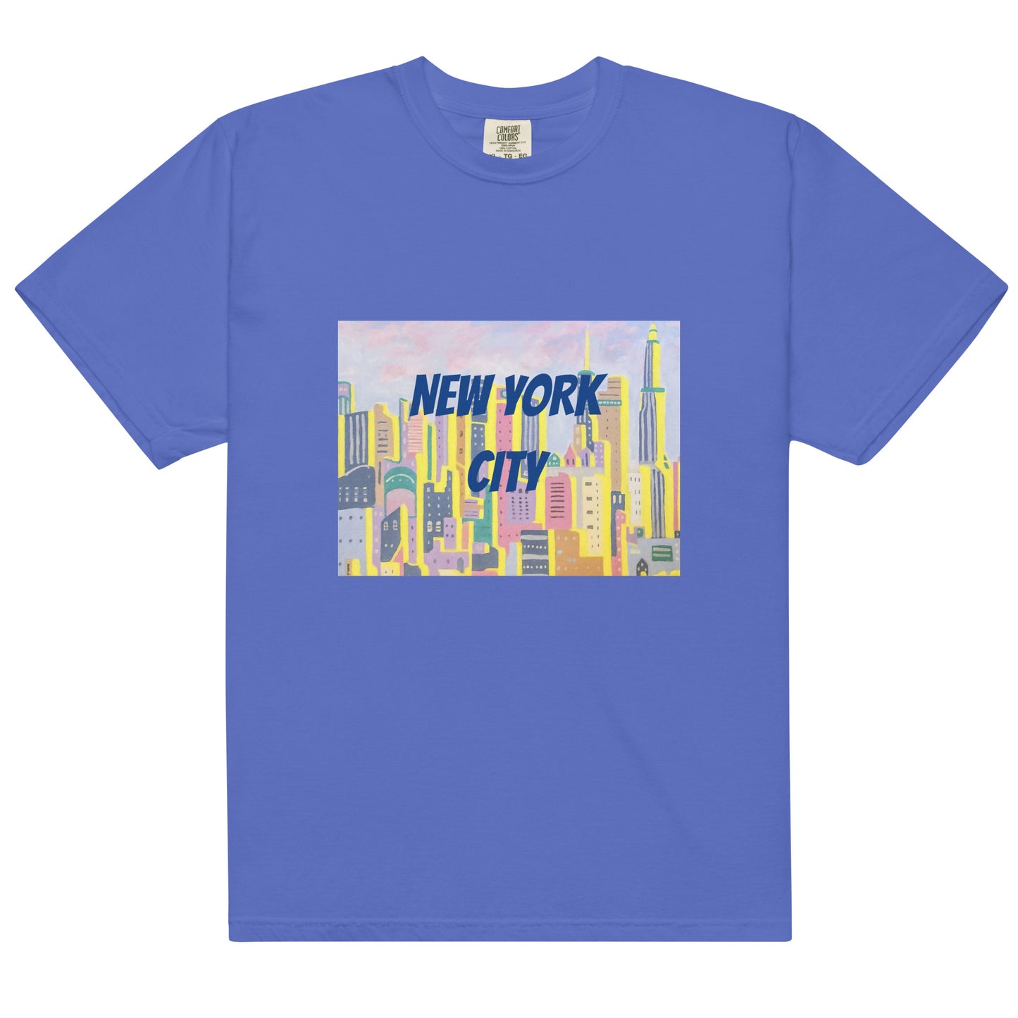 NEW YORK T-SHIRT-  Unisex garment-dyed heavyweight t-shirt