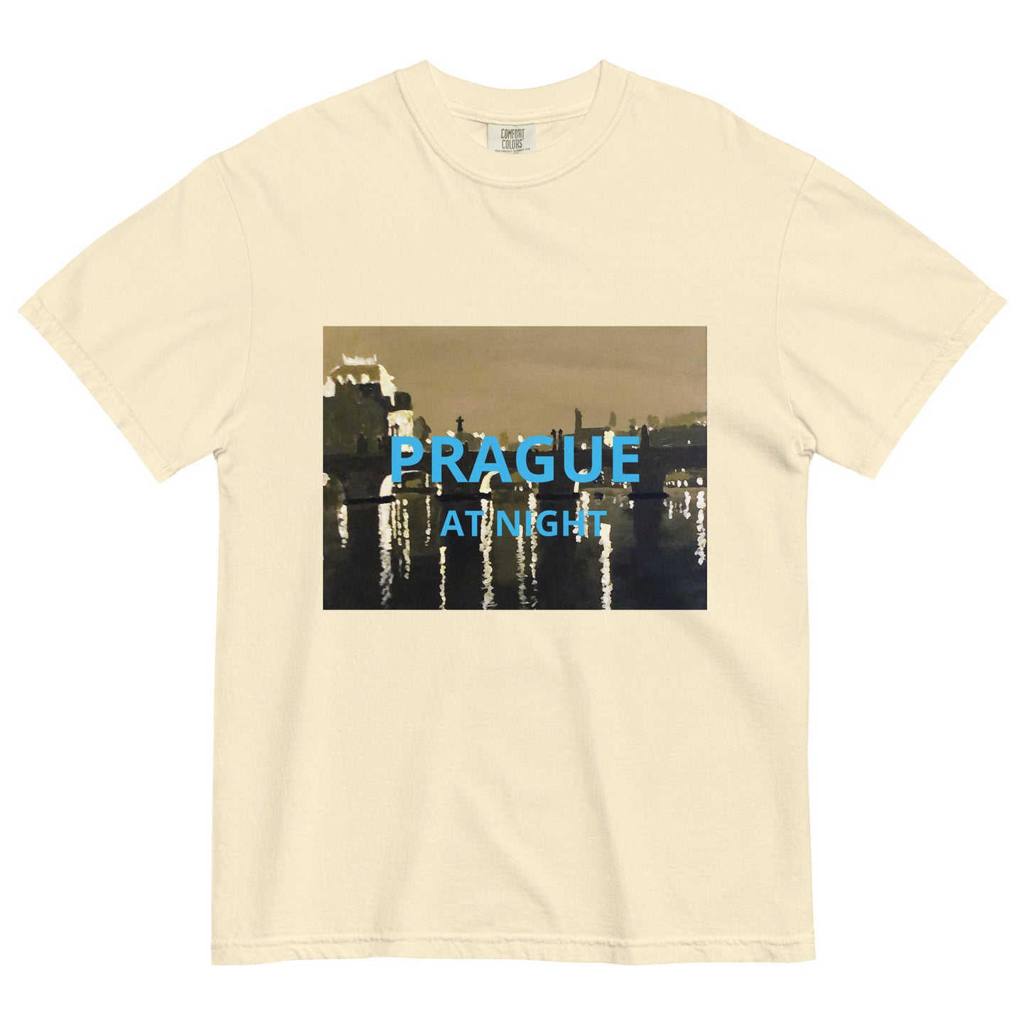 PRAGUE T-SHIRT-  Unisex garment-dyed heavyweight t-shirt