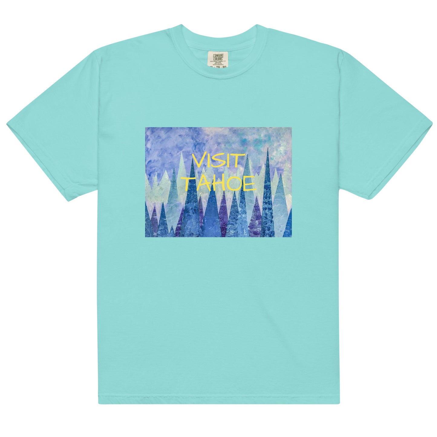 VISIT TAHOE-  Unisex garment-dyed heavyweight t-shirt