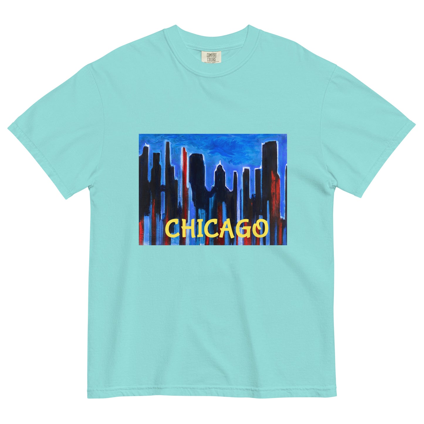 CHICAGO-  Unisex garment-dyed heavyweight t-shirt