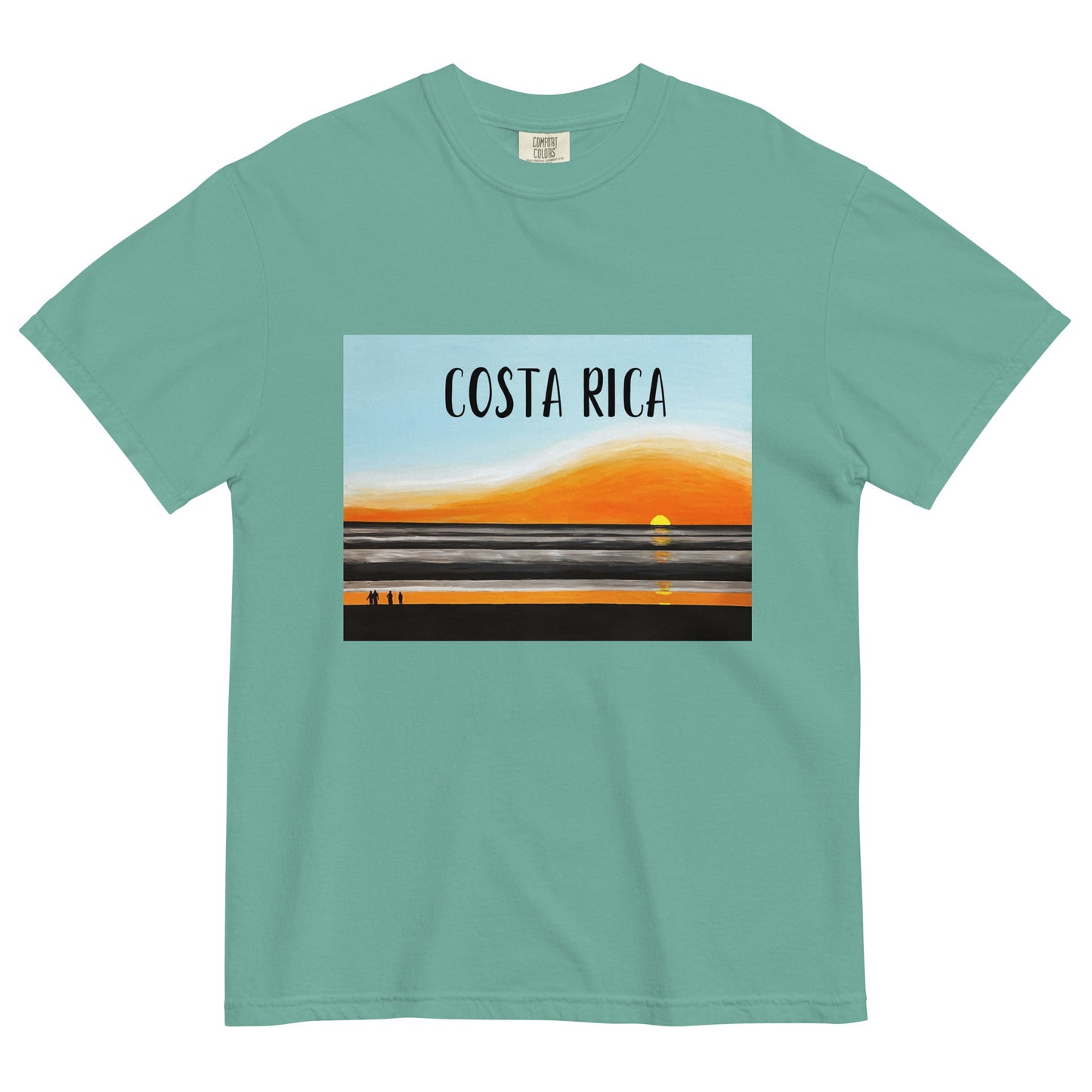 COSTA RICA-  Unisex garment-dyed heavyweight t-shirt
