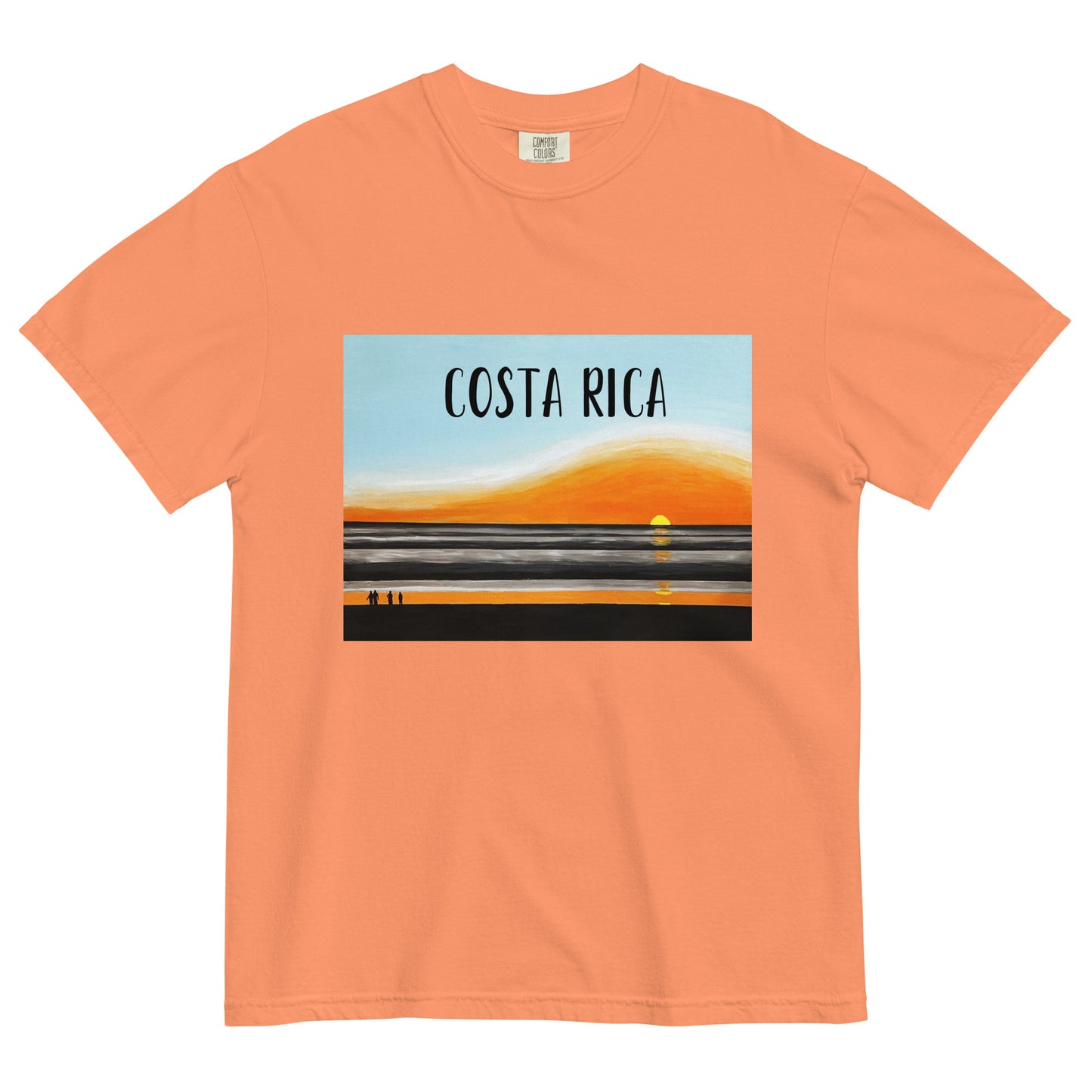 COSTA RICA-  Unisex garment-dyed heavyweight t-shirt