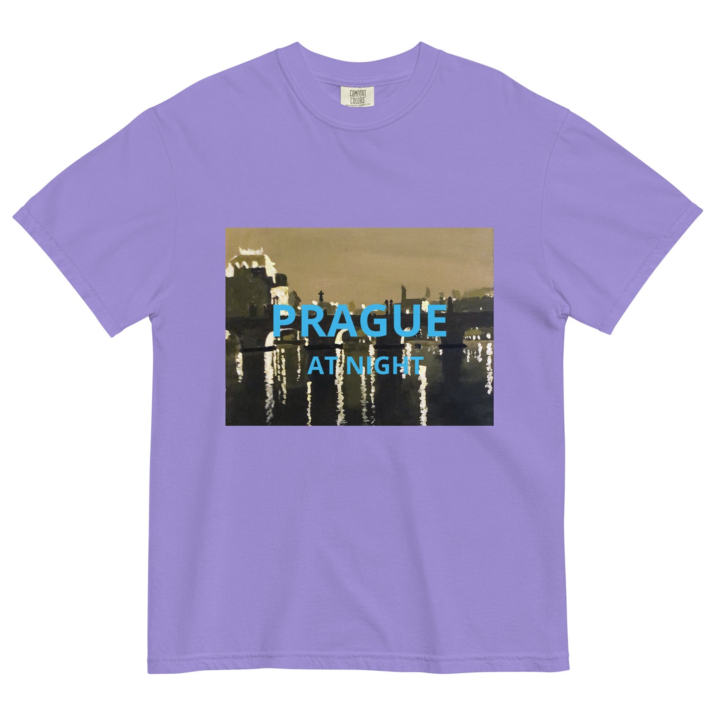 PRAGUE T-SHIRT-  Unisex garment-dyed heavyweight t-shirt