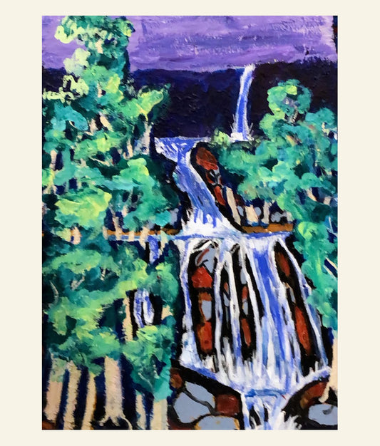 Canadian Waterfall- Original